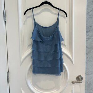 Women's Blue Ruffle Set